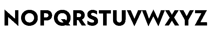 WorkhorseGeometric MicroBold Instance Font UPPERCASE