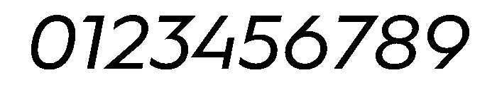 WorkhorseGeometric MicroBookOblique Instance Font OTHER CHARS