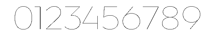 WorkhorseGeometric MicroHairline Instance Font OTHER CHARS