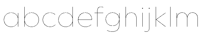 WorkhorseGeometric MicroHairline Instance FONT