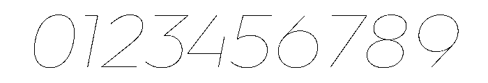 WorkhorseGeometric MicroHairlineOblique Instance Font OTHER CHARS