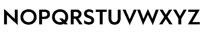 WorkhorseGeometric MicroSemibold Instance Font UPPERCASE