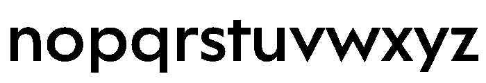 WorkhorseGeometric MicroSemibold Instance Font LOWERCASE