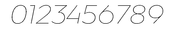 WorkhorseGeometric MicroThinOblique Instance Font OTHER CHARS