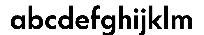 WorkhorseGeometric Semibold Instance FONT