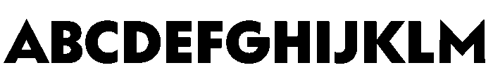 WorkhorseGeometric TextBlack Instance Font UPPERCASE