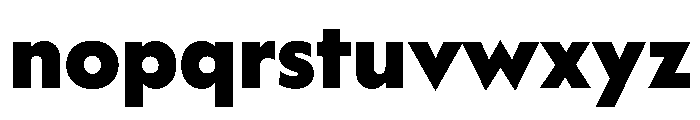 WorkhorseGeometric TextBlack Instance Font LOWERCASE