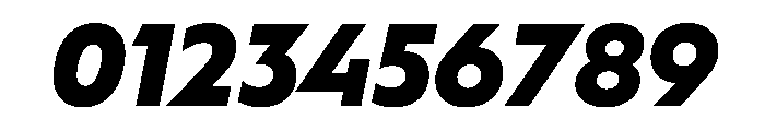 WorkhorseGeometric TextBlackOblique Instance Font OTHER CHARS