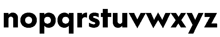 WorkhorseGeometric TextBold Instance Font LOWERCASE