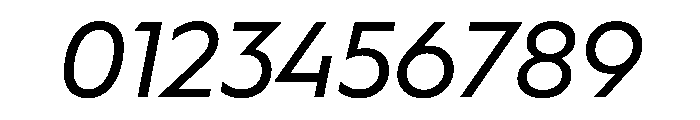 WorkhorseGeometric TextBookOblique Instance Font OTHER CHARS