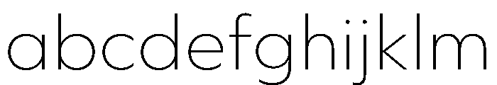 WorkhorseGeometric TextExtraLight Instance FONT