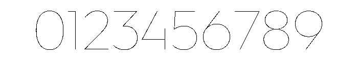 WorkhorseGeometric TextHairline Instance Font OTHER CHARS