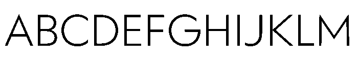 WorkhorseGeometric TextLight Instance Font UPPERCASE