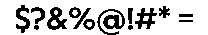 WorkhorseGeometric TextSemibold Instance Font OTHER CHARS