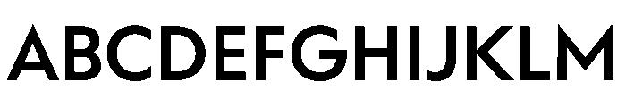WorkhorseGeometric TextSemibold Instance Font UPPERCASE