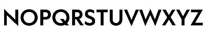 WorkhorseGeometric TextSemibold Instance Font UPPERCASE