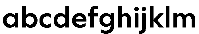 WorkhorseGeometric TextSemibold Instance FONT