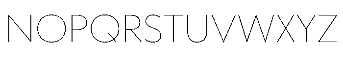 WorkhorseGeometric TextThin Instance Font UPPERCASE