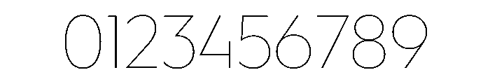 WorkhorseGeometric Thin Instance Font OTHER CHARS