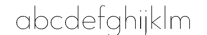 WorkhorseGeometric Thin Instance FONT
