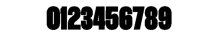 WorkhorseGothic1 Black Instance Font OTHER CHARS