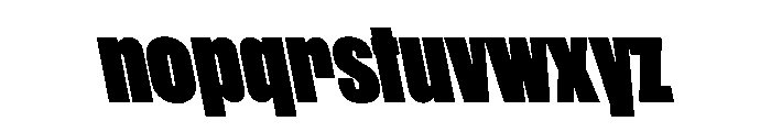 WorkhorseGothic1 BlackReverse Instance Font LOWERCASE