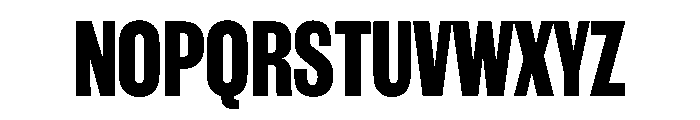 WorkhorseGothic1 Bold Instance Font UPPERCASE