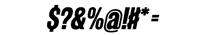WorkhorseGothic1 BoldOblique Instance Font OTHER CHARS