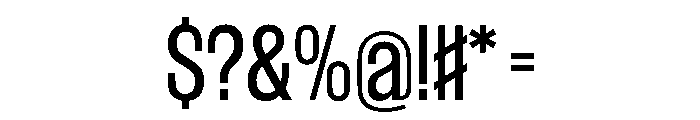 WorkhorseGothic1 Book Instance Font OTHER CHARS