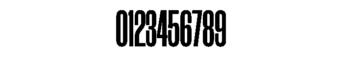 WorkhorseGothic1 CondensedBold Instance Font OTHER CHARS
