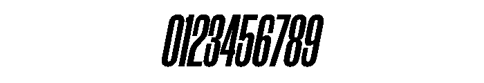 WorkhorseGothic1 CondensedBoldOblique Instance Font OTHER CHARS