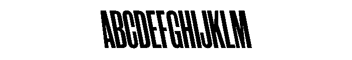 WorkhorseGothic1 CondensedBoldReverse Instance Font UPPERCASE