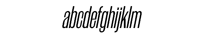 WorkhorseGothic1 CondensedBookOblique Instance FONT