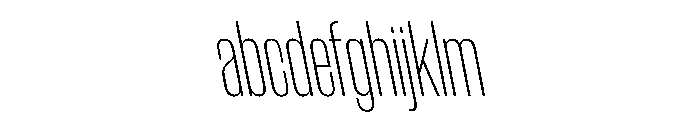 WorkhorseGothic1 CondensedExtraLightReverse Instance FONT