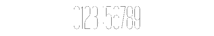 WorkhorseGothic1 CondensedHairline Instance Font OTHER CHARS