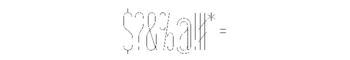 WorkhorseGothic1 CondensedHairline Instance Font OTHER CHARS