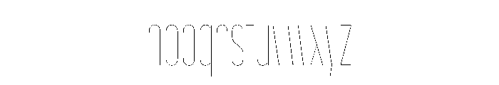 WorkhorseGothic1 CondensedHairline Instance Font LOWERCASE