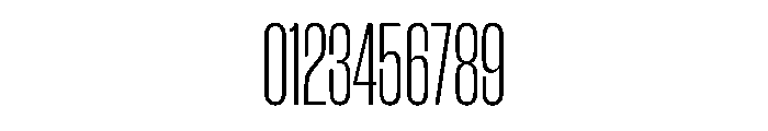 WorkhorseGothic1 CondensedLight Instance Font OTHER CHARS
