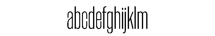 WorkhorseGothic1 CondensedLight Instance FONT