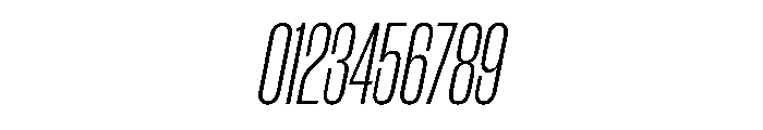 WorkhorseGothic1 CondensedLightOblique Instance Font OTHER CHARS