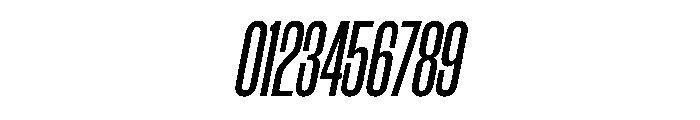 WorkhorseGothic1 CondensedSemiboldOblique Instance Font OTHER CHARS