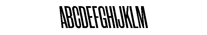 WorkhorseGothic1 CondensedSemiboldReverse Instance Font UPPERCASE