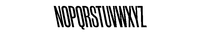 WorkhorseGothic1 CondensedSemiboldReverse Instance Font UPPERCASE