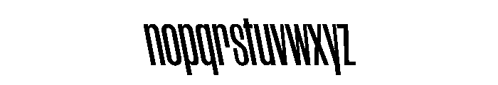 WorkhorseGothic1 CondensedSemiboldReverse Instance Font LOWERCASE