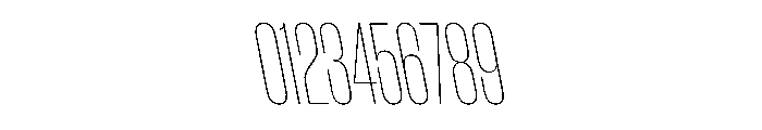 WorkhorseGothic1 CondensedThinReverse Instance Font OTHER CHARS