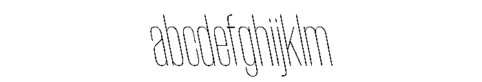 WorkhorseGothic1 CondensedThinReverse Instance FONT