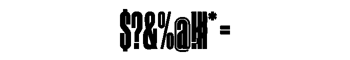 WorkhorseGothic1 CondensedUltra Instance Font OTHER CHARS