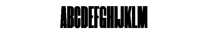 WorkhorseGothic1 CondensedUltra Instance Font UPPERCASE