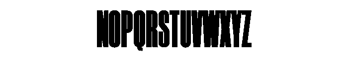 WorkhorseGothic1 CondensedUltra Instance Font UPPERCASE
