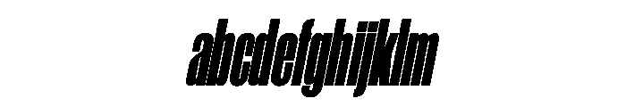 WorkhorseGothic1 CondensedUltraOblique Instance FONT